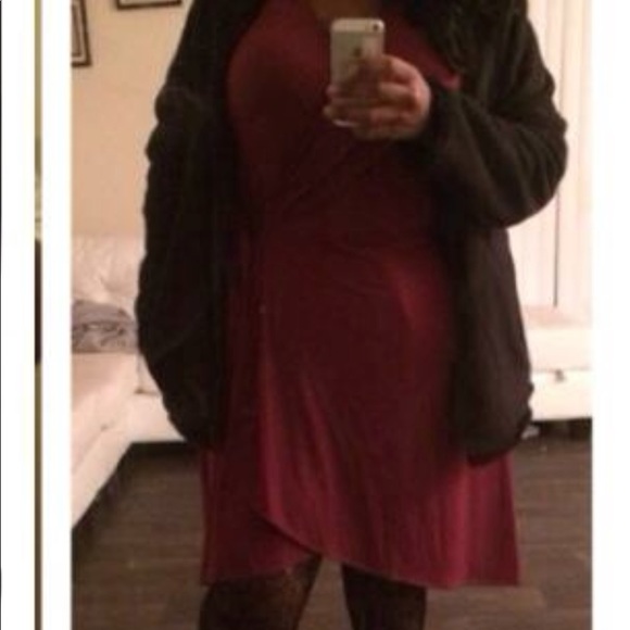 Cato Dresses & Skirts - Size 18/20 Burgundy Wrap Dress
